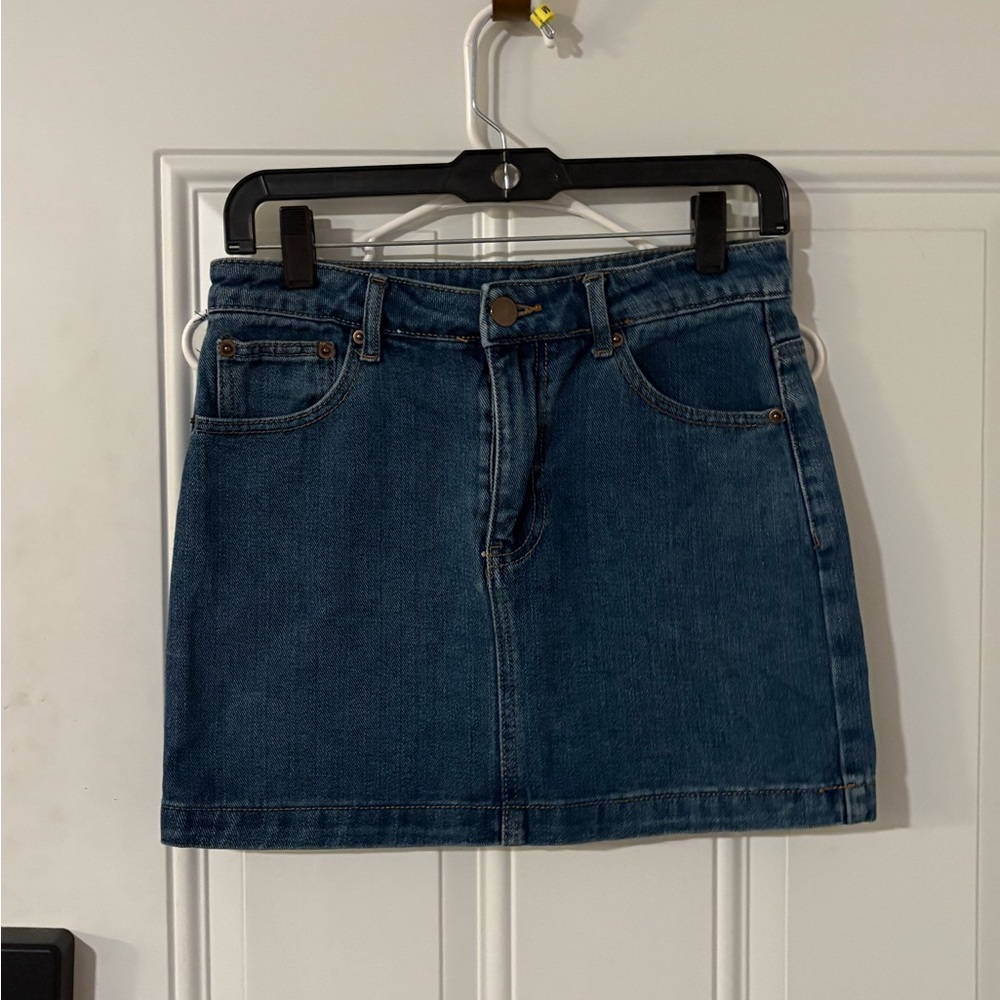 Forever 21 Blue Denim Mini Skirt
